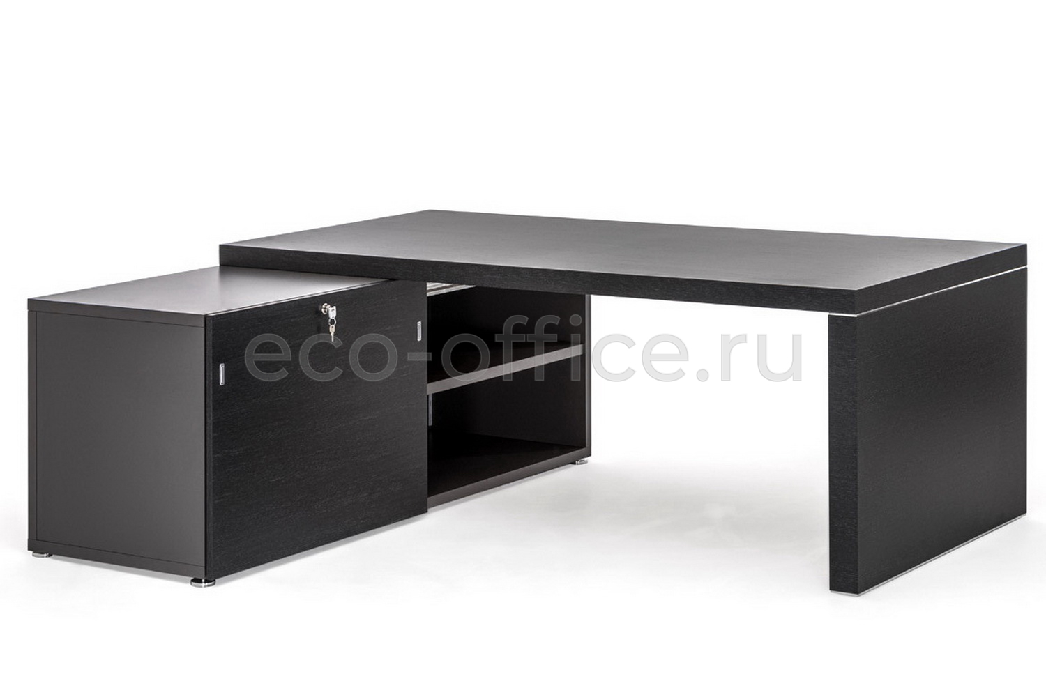 Стол SX/DX на широкой опоре TITANO PTI9920010C35WH Черное Дерево купить в Ростове на Дону