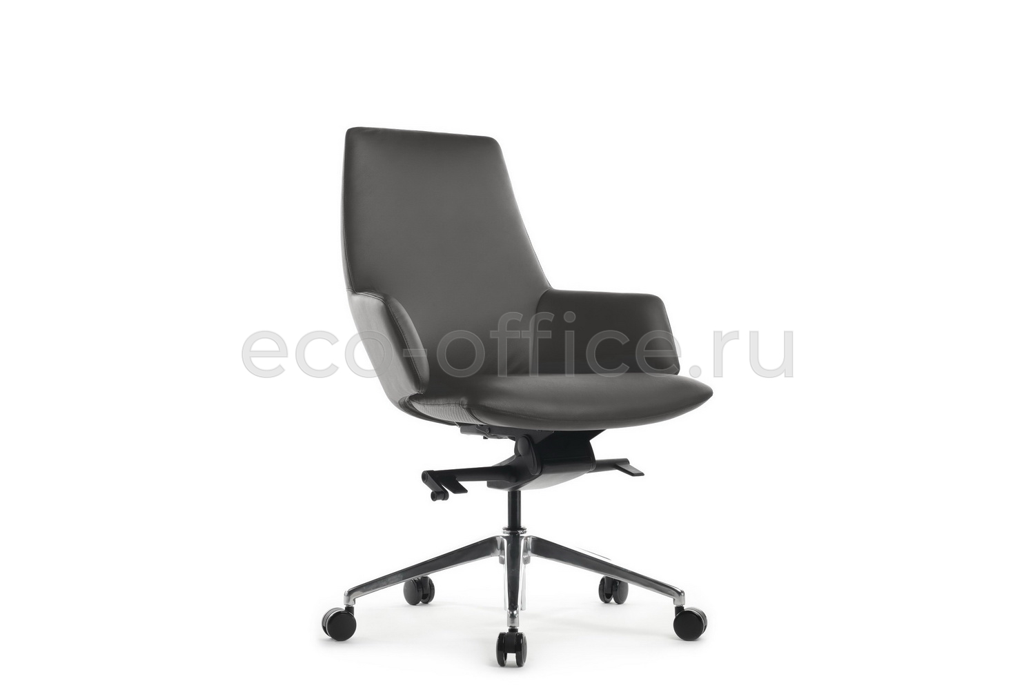 Кресло руководителя RV Design SPELL-M B1719 Антрацит кожа купить в Ростове на Дону