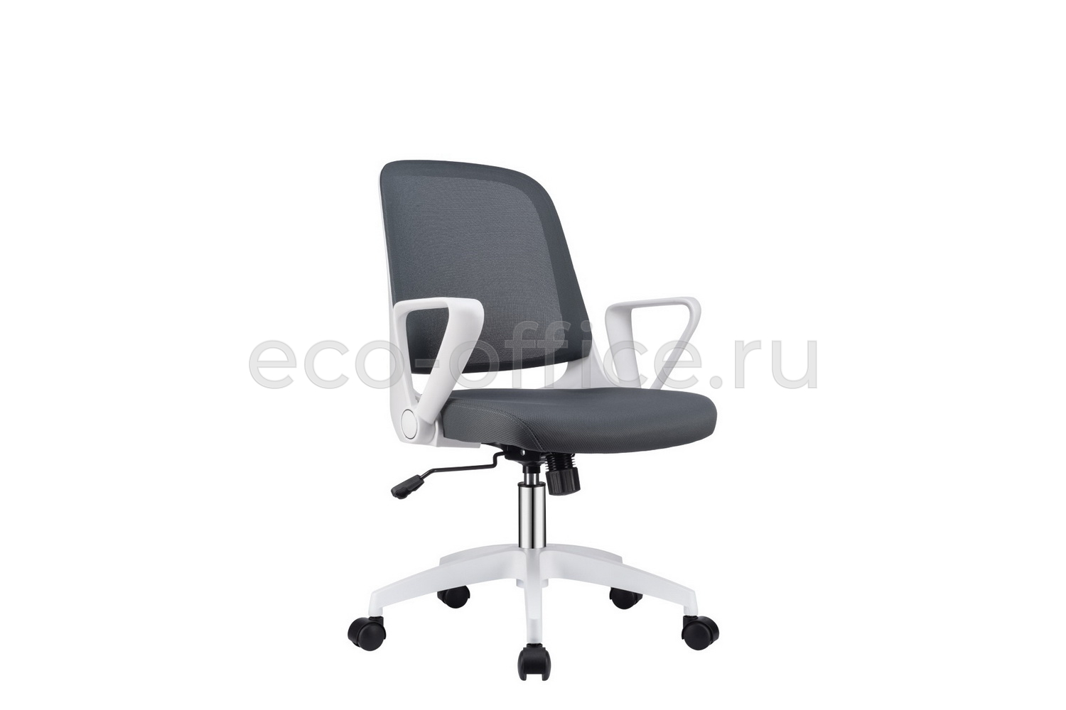 Кресло офисное RV Design W-158 Белый пластик / Серая сетка купить в Ростове на Дону