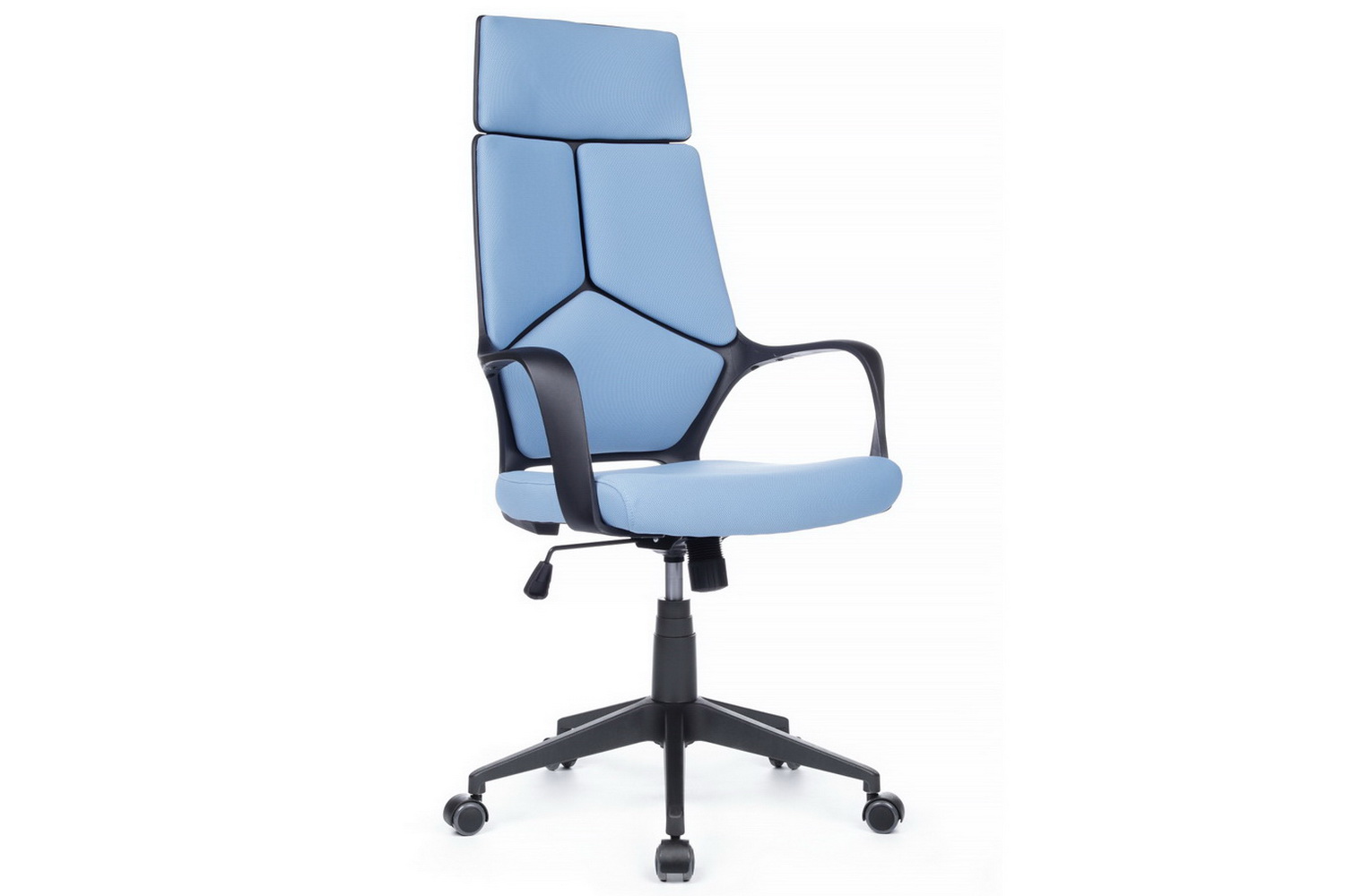 Кресло RV Chair IQ RV 8989 Чёрный пластик / Синяя ткань  стоимость