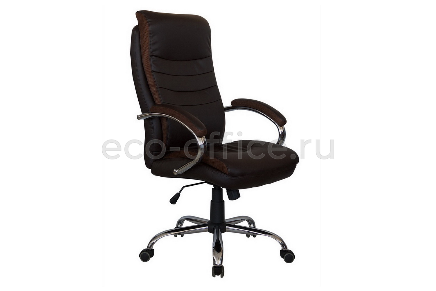 Кресло руководителя RV Chair HOOP 9131 Коричневая экокожа купить в Ростове на Дону