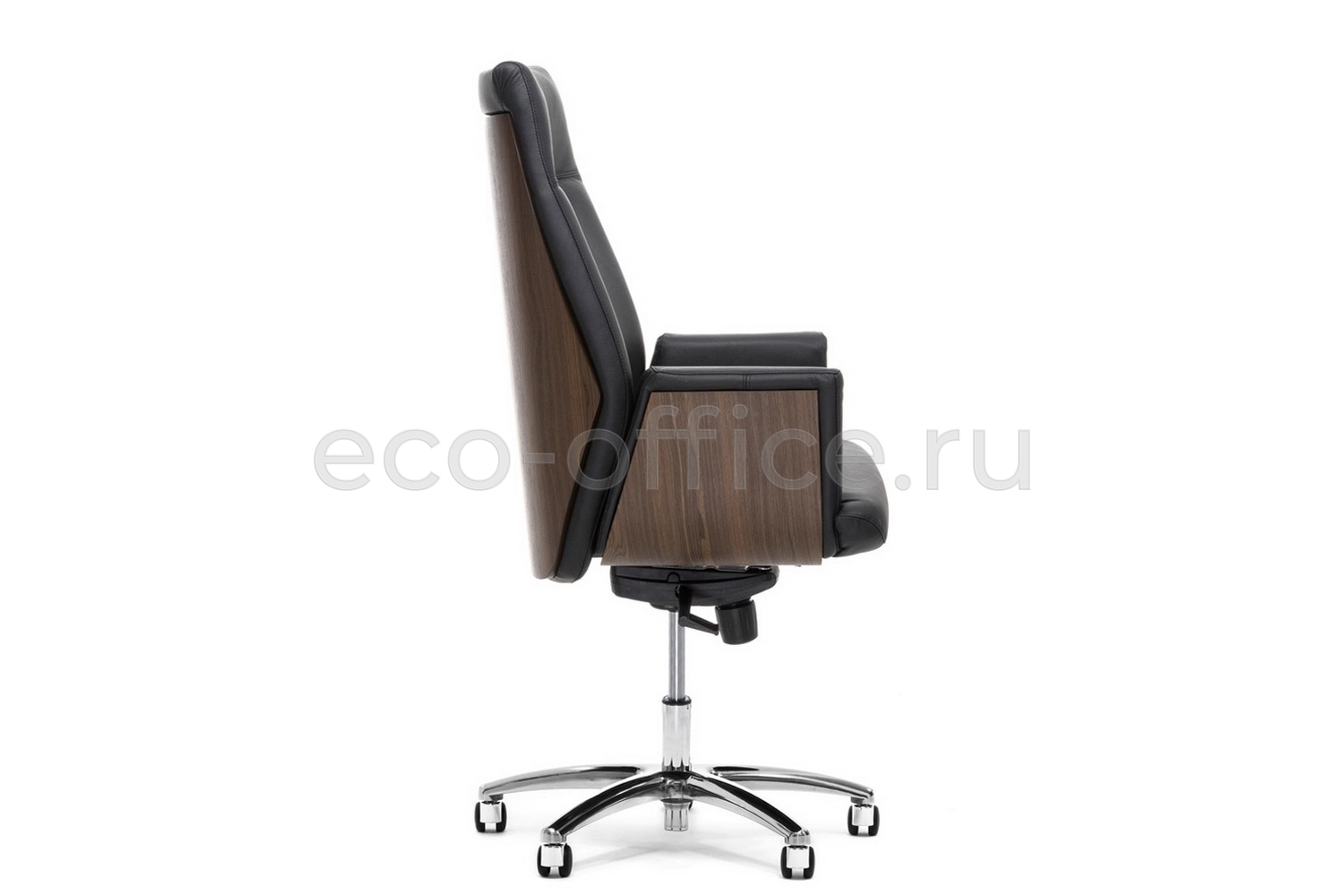 Кресло руководителя Profoffice ZEUS A Орех Чёрная кожа  стоимость