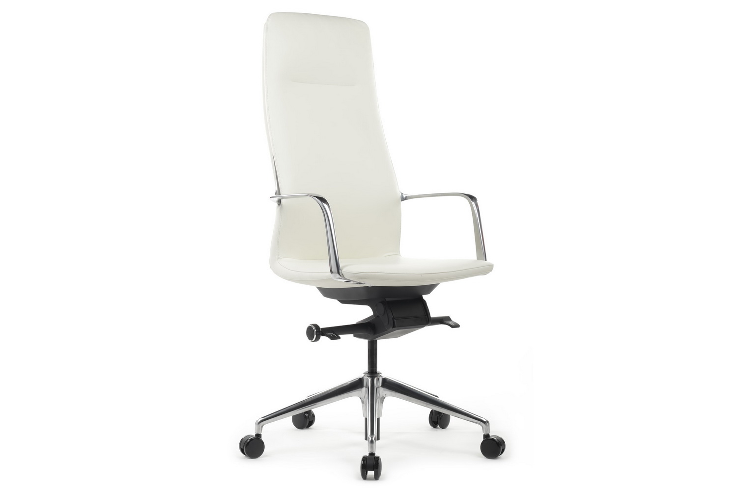 Кресло руководителя RV Design PLAZA FK004-A13 Белая кожа купить в Ростове на Дону