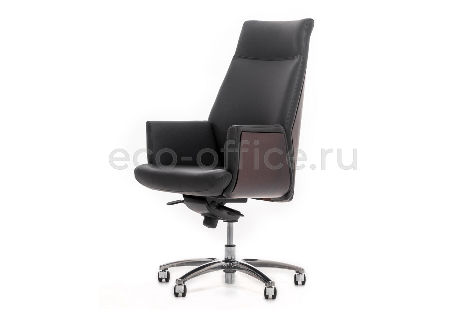 Кресло руководителя Profoffice ZEUS A Палисандр Чёрная кожа  стоимость