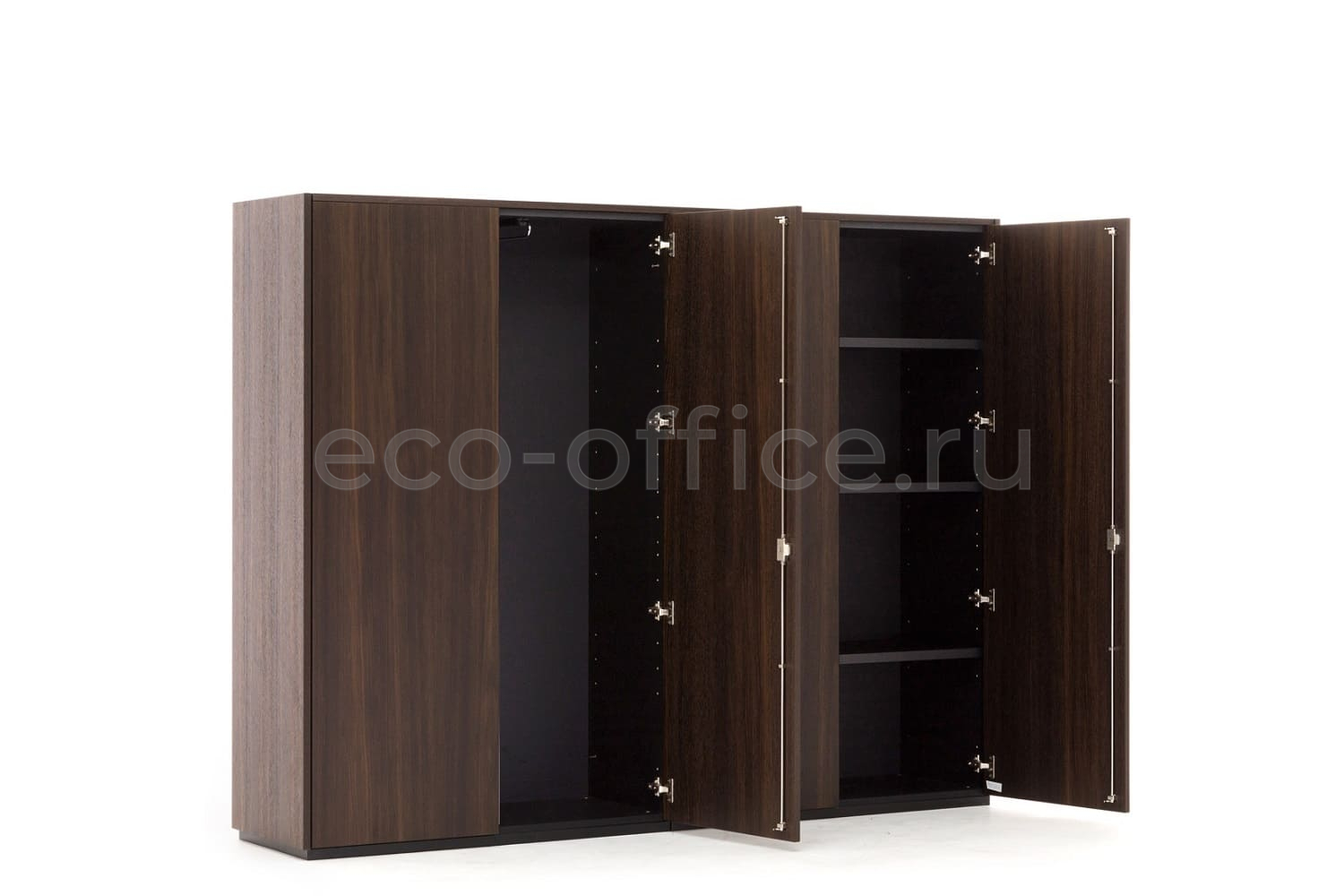 Шкаф для бумаг с гардеробом H.156 COTTO L.204 H.158 Жженый Дуб  купить в Ростове на Дону