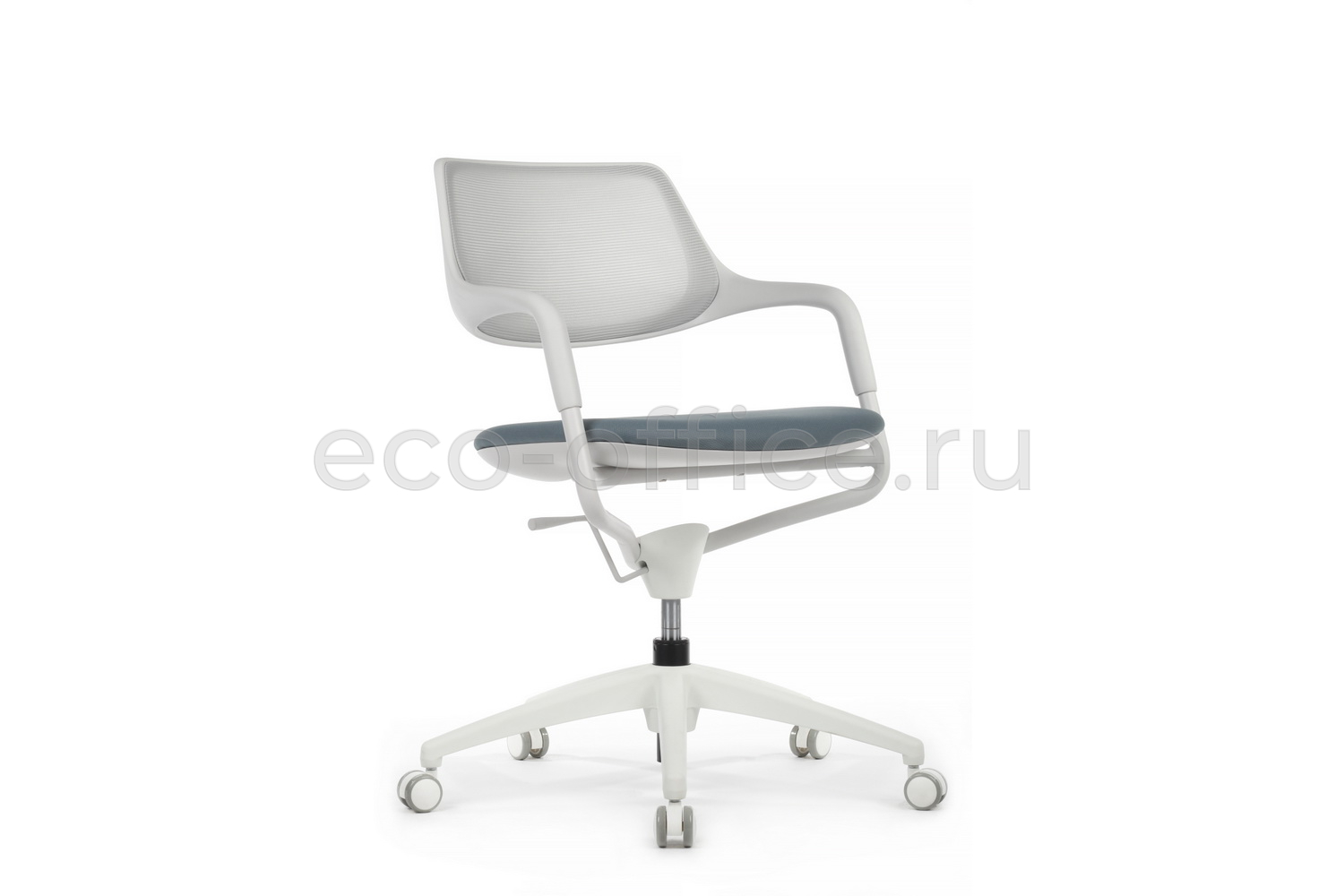 Кресло RV Design SCROLL HY-813D Серая сетка / Серая ткань купить в Ростове на Дону