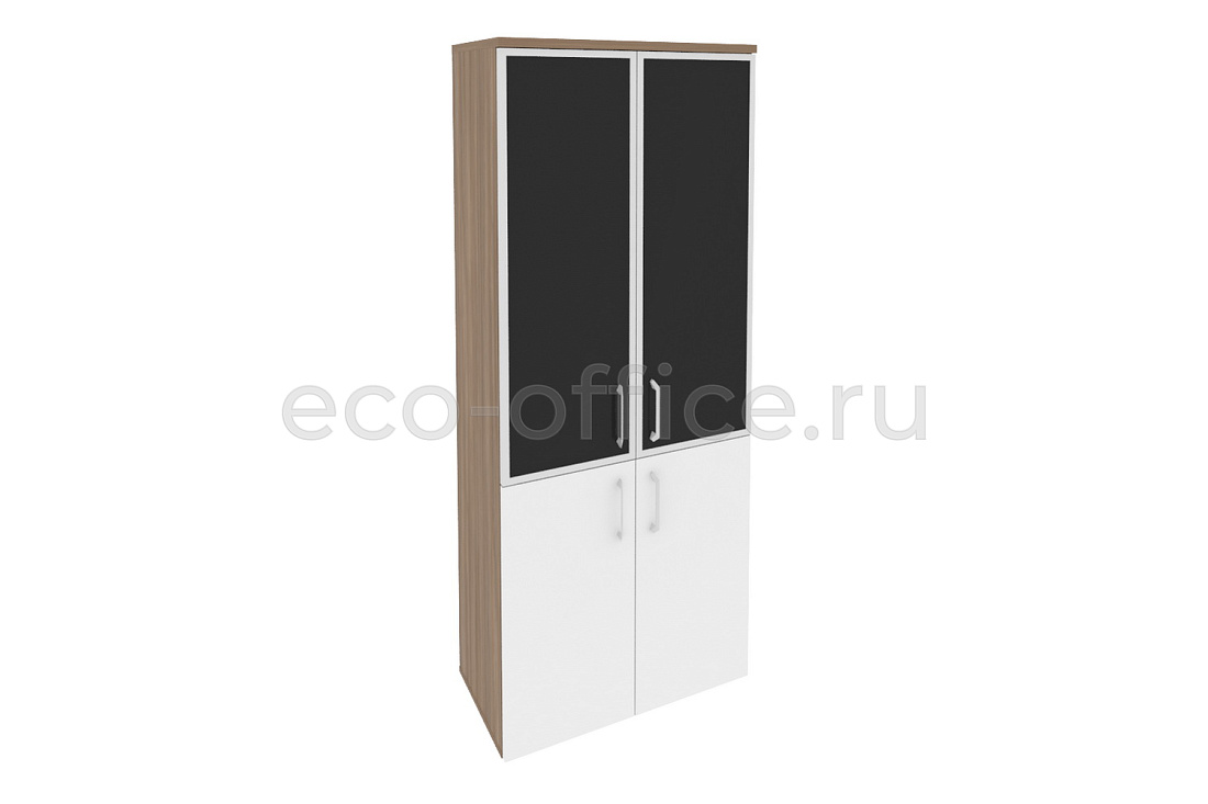 Шкаф высокий широкий ONIX O.ST-1.2 R black Дуб Аризона / Белый Бриллиант купить в Ростове на Дону