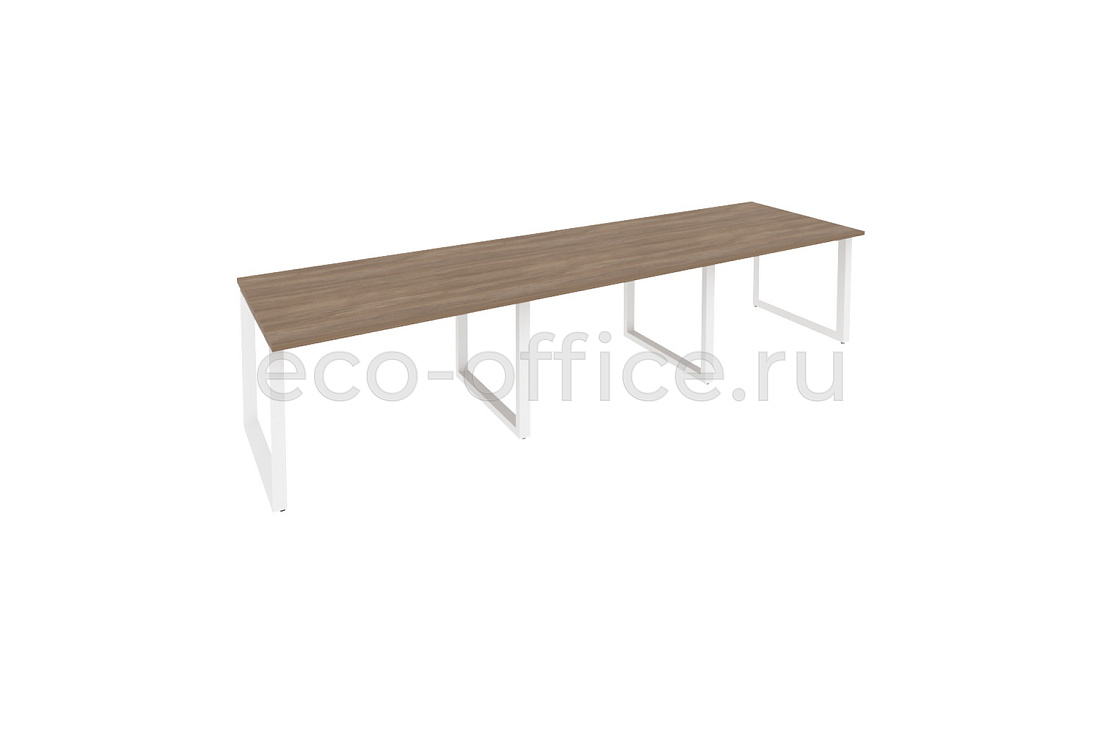 Стол переговорный (3 столешницы) ONIX O.MO-PRG-3.2 Дуб Аризона / Белый металл  купить в Ростове на Дону