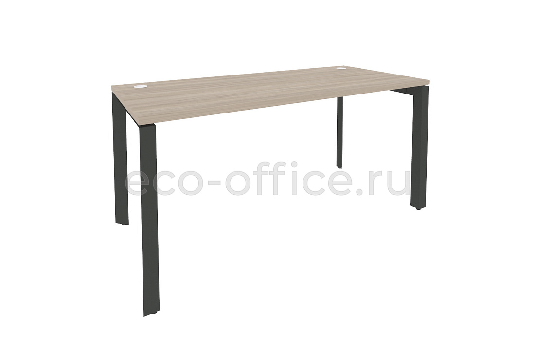 Стол рабочий на П-образном м/к ONIX O.MP-SP-4.7 Дуб Аттик / Антрацит металл  купить в Ростове на Дону