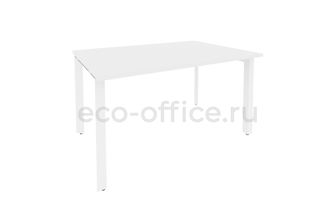Стол переговорный (1 столешница) ONIX O.MP-PRG-1.3 Белый Бриллиант / Белый металл  купить в Ростове на Дону