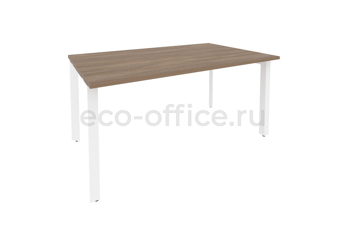 Стол переговорный (1 столешница) ONIX O.MP-PRG-1.4 Дуб Аризона / Белый металл  купить в Ростове на Дону