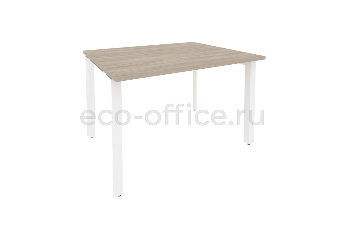 Стол переговорный (1 столешница) ONIX O.MP-PRG-1.2 Дуб Аттик / Белый металл  купить в Ростове на Дону