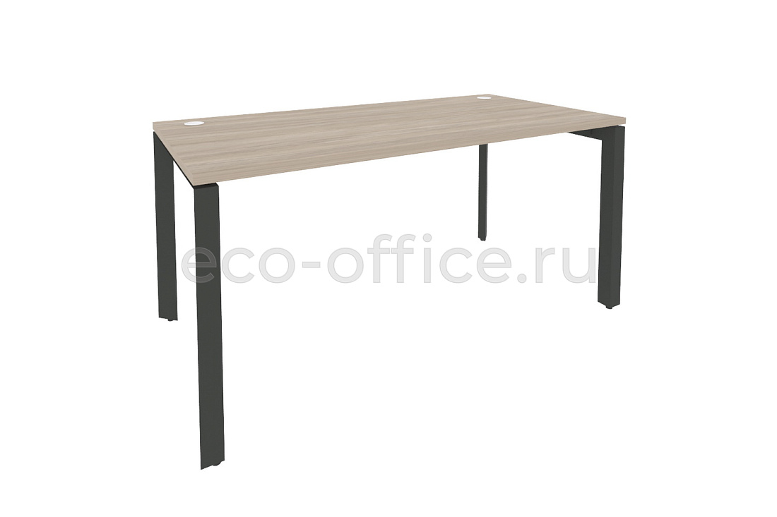 Стол рабочий на П-образном м/к ONIX O.MP-SP-4.8 Дуб Аттик / Антрацит металл  купить в Ростове на Дону