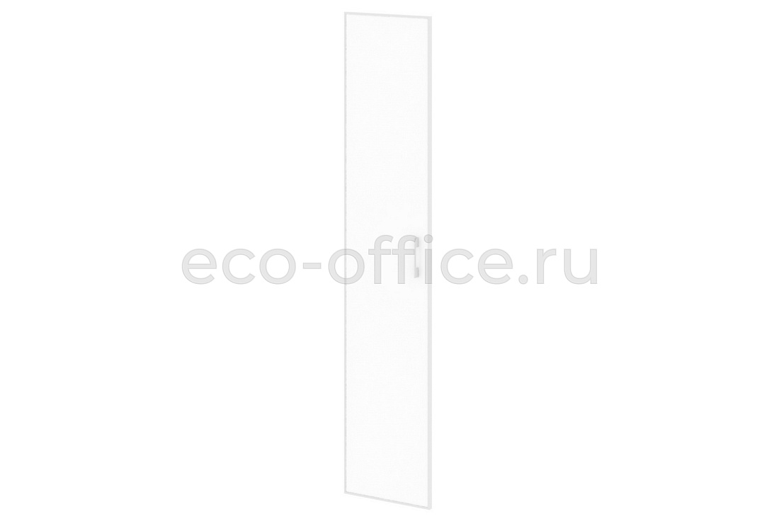 Дверь высокая стеклянная левая YALTA LT.S-1 R (L) white Белое стекло купить в Ростове на Дону