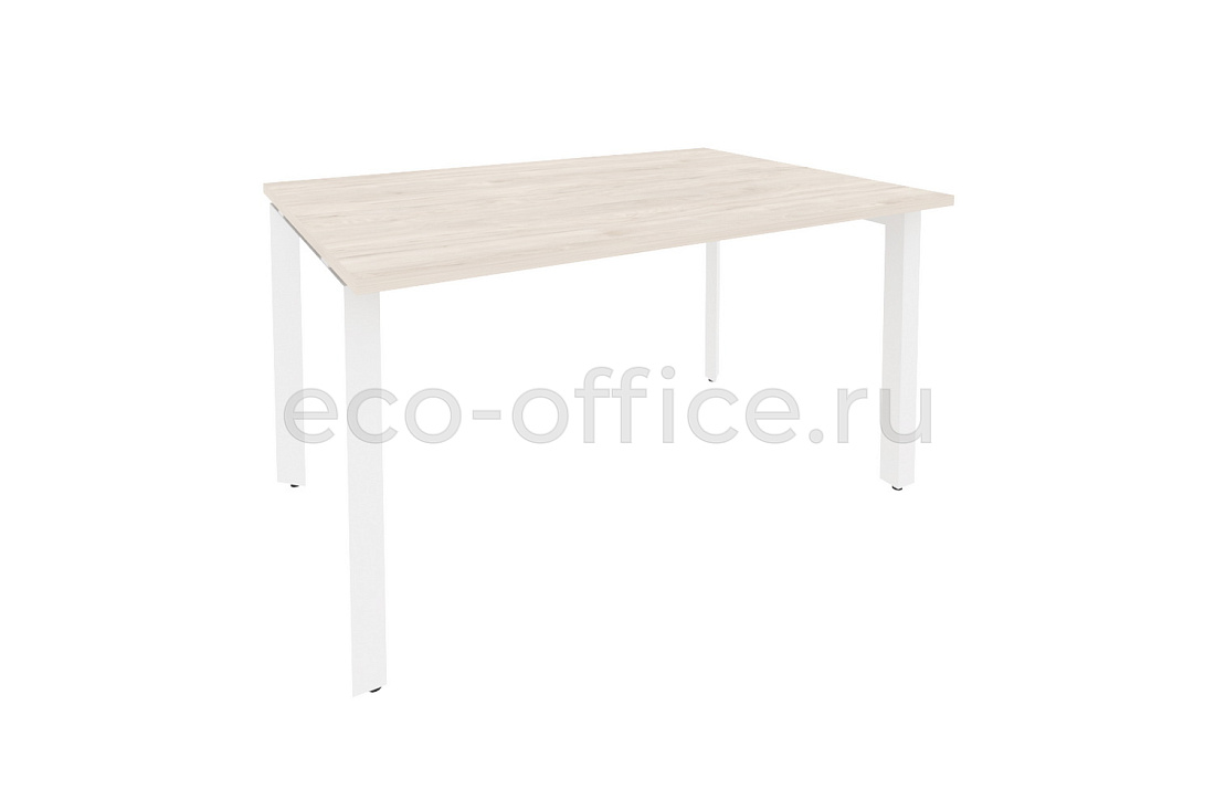 Стол переговорный (1 столешница) ONIX O.MP-PRG-1.3 Денвер Светлый / Белый металл  купить в Ростове на Дону