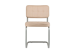 Комплект конференц-кресел ECO-CHAIR COLOMBO Comfort CLM-05 Бежевый велюр / Серый металл фото