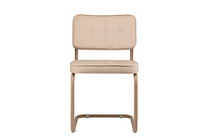 Комплект конференц-кресел ECO-CHAIR COLOMBO Comfort CLM-05 Бежевый велюр / Капучино металл фото