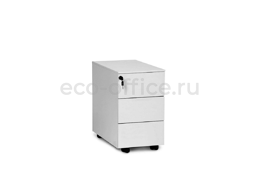 Тумба мобильная 3 ящика узкая UNI СSP3 BI / 5133764901 CS3 BI / 5133359901Белый купить в Ростове на Дону