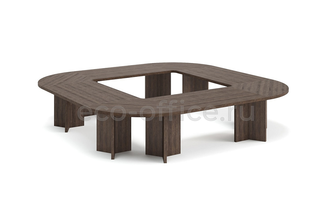 Стол переговоров LAVA Conference table 360x360 Табак купить в Ростове на Дону