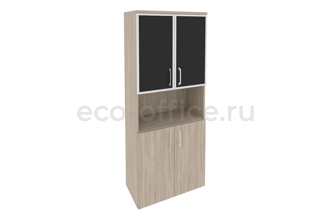 Шкаф высокий широкий ONIX O.ST-1.4 R black Дуб Аттик купить в Ростове на Дону