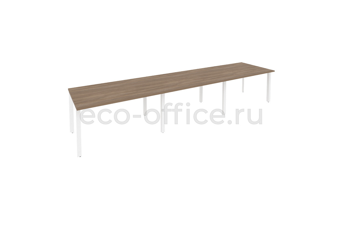 Стол переговорный (3 столешницы) ONIX O.MP-PRG-3.3 Дуб Аризона / Белый металл  купить в Ростове на Дону