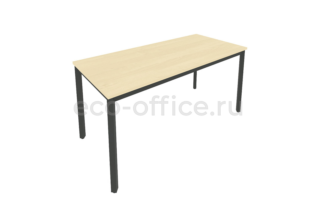 Стол письменный на металлокаркасе SLIM SYSTEM С.СП-6 Клён / Антрацит металл купить в Ростове на Дону