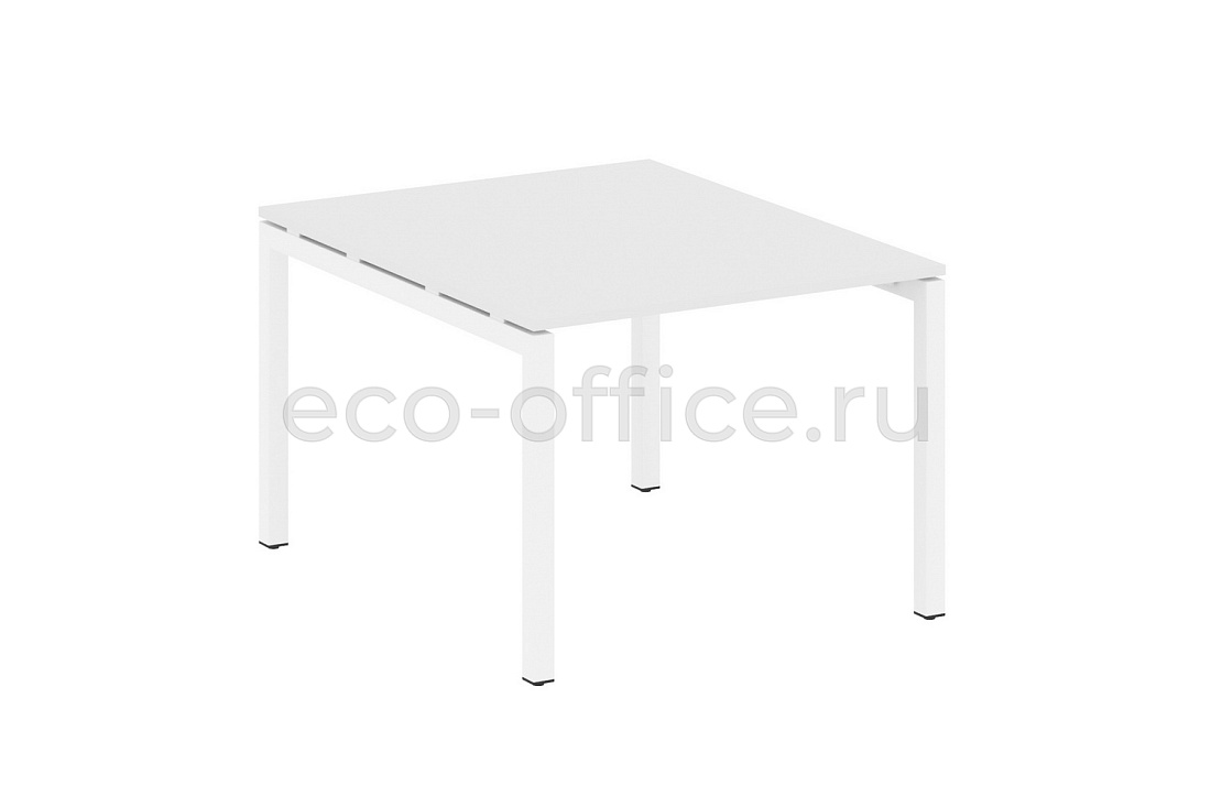 Стол переговорный (1 столешница) METAL SYSTEM QUATTRO 5x5 50БП.ПРГ-1.1 Белый / Белый металл купить в Ростове на Дону