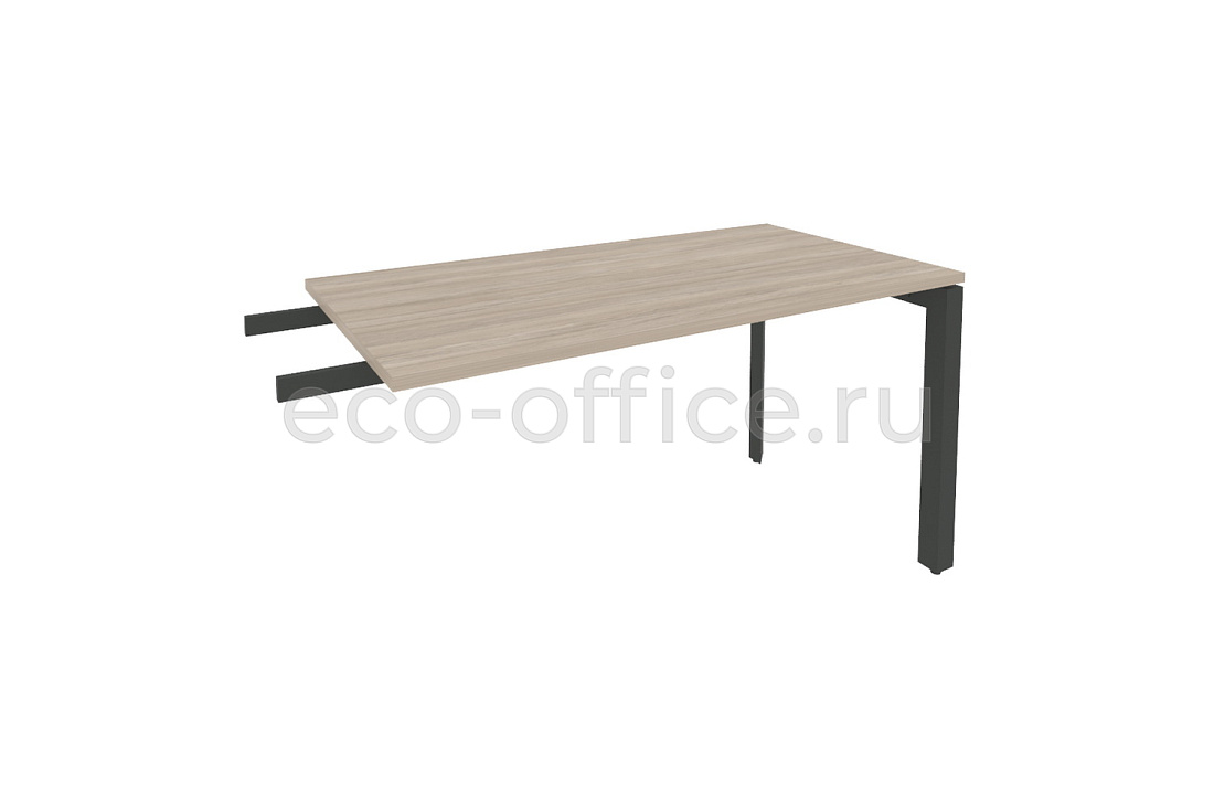 Брифинг-приставка на П-образном м/к ONIX O.MP-BR-13 Дуб Аттик / Антрацит металл  купить в Ростове на Дону
