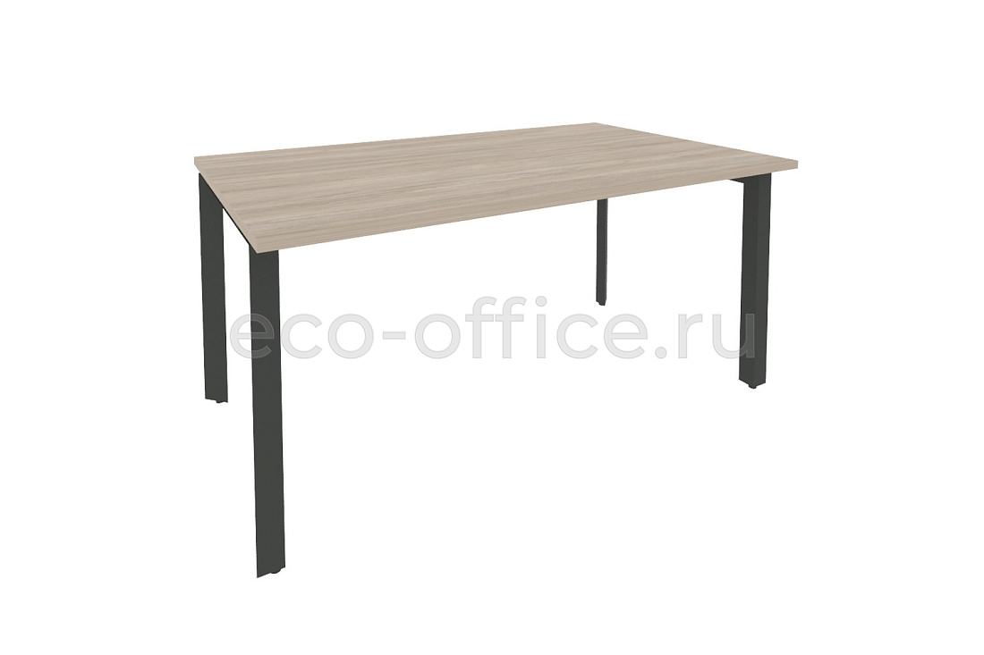 Стол переговорный (1 столешница) ONIX O.MP-PRG-1.4 Дуб Аттик / Антрацит металл  купить в Ростове на Дону