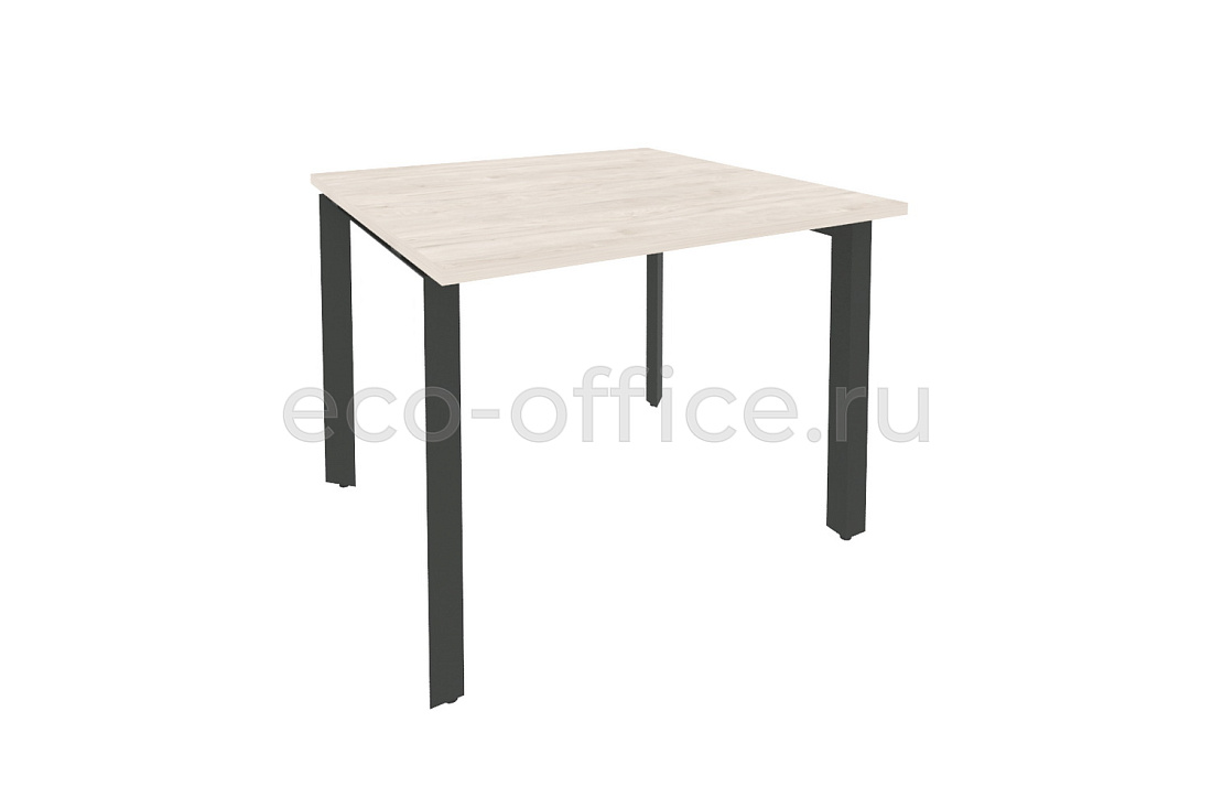 Стол переговорный (1 столешница) ONIX O.MP-PRG-1.1 Денвер Светлый / Антрацит металл купить в Ростове на Дону