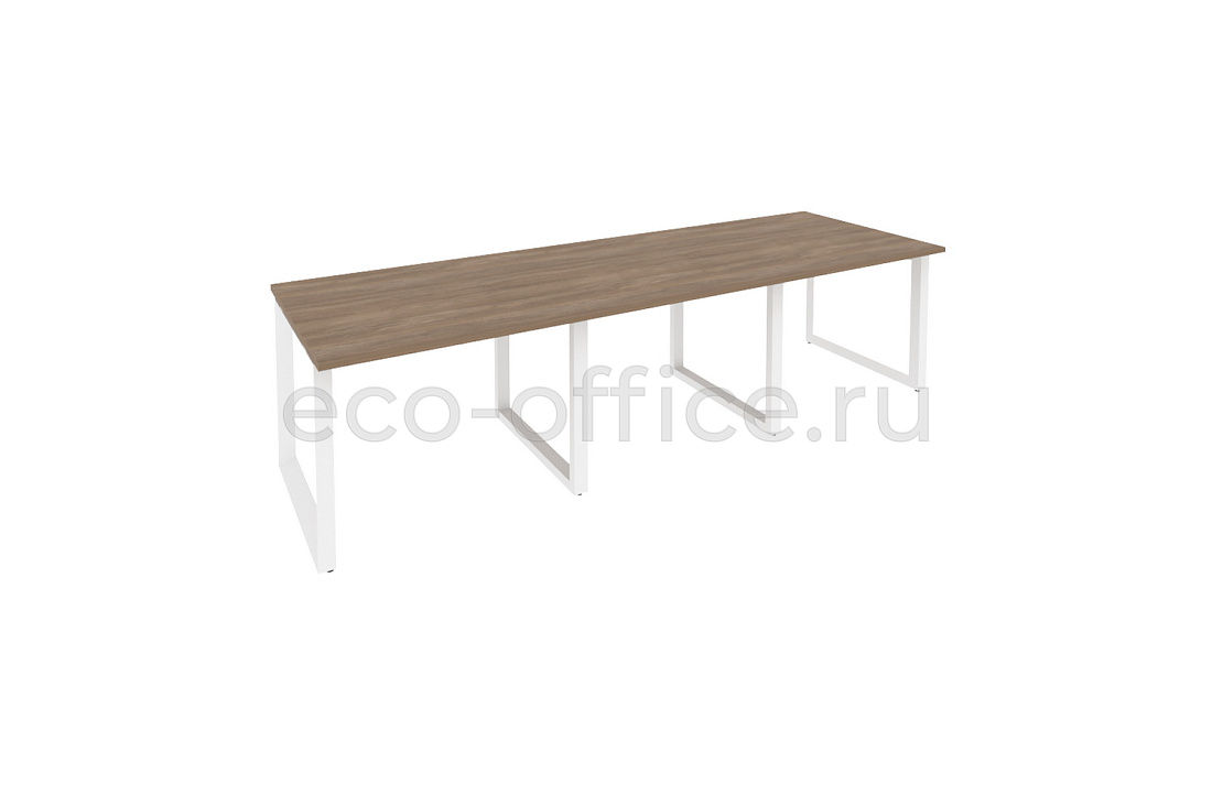 Стол переговорный (3 столешницы) ONIX O.MO-PRG-3.1 Дуб Аризона / Белый металл  купить в Ростове на Дону