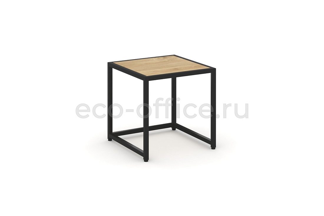 Стол журнальный LOFT VR.L-SJK-40 Тиквуд Светлый / Чёрный металл купить в Ростове на Дону