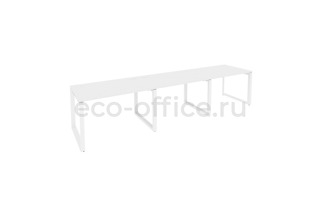 Рабочая станция на O-образном м/к ONIX O.MO-RS-3.2.8 Белый Бриллиант / Белый металл  купить в Ростове на Дону