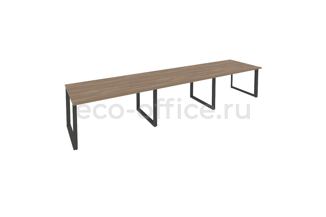 Стол переговорный (3 столешницы) ONIX O.MO-PRG-3.3 Дуб Аризона / Антрацит металл  купить в Ростове на Дону