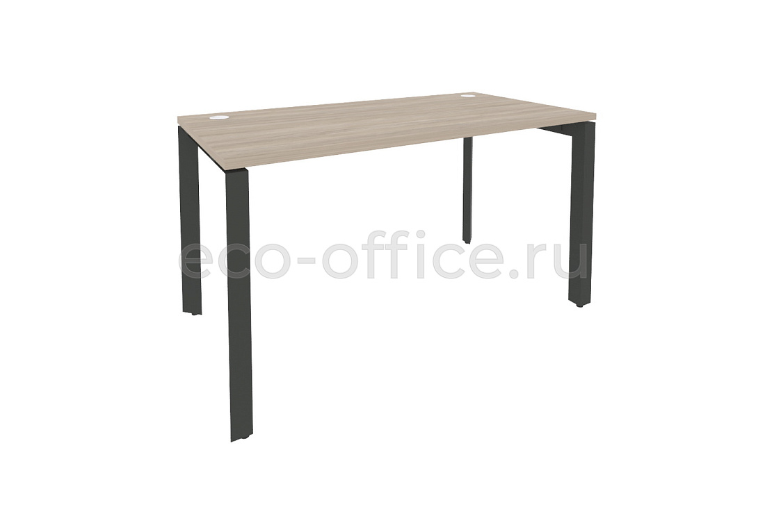 Стол рабочий на П-образном м/к ONIX O.MP-SP-3.7 Дуб Аттик / Антрацит металл  купить в Ростове на Дону