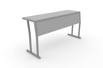 Стол учебный трехместный с царгой DESK DK-1500SP Серый / Серый Металл купить в Ростове на Дону