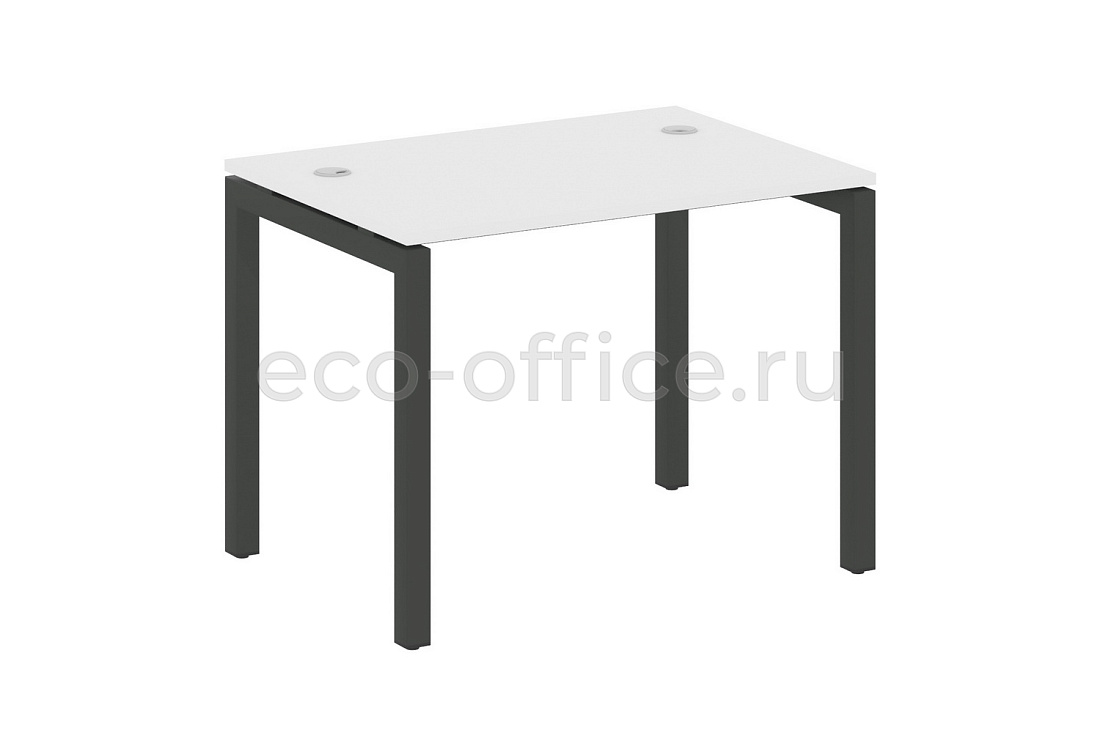 Стол письменный METAL SYSTEM QUATTRO 5x5 50БП.СП-1 Белый / Антрацит металл купить в Ростове на Дону