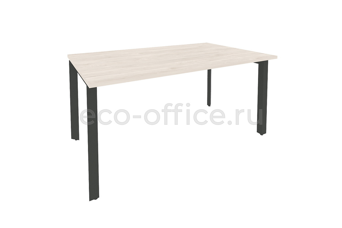 Стол переговорный (1 столешница) ONIX O.MP-PRG-1.4 Денвер Светлый / Антрацит металл купить в Ростове на Дону