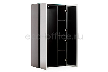 Гардероб 2 двери GALA NEWLIB2/899 + LIBSH/899 BLACK GLASS купить в Ростове на Дону