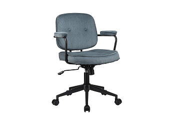 Кресло ECO-CHAIR CHESTER W-221T Синий велюр купить в Ростове на Дону