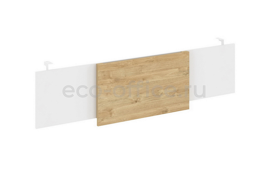 Царга для стола руководителя L1980 ONIX WOOD DIRECT O.M-CSR-6 Белый Бриллиант / Тиквуд Светлый / Белый металл купить в Ростове на Дону