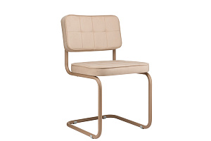 Комплект конференц-кресел ECO-CHAIR COLOMBO Comfort CLM-05 Бежевый велюр / Капучино металл фото