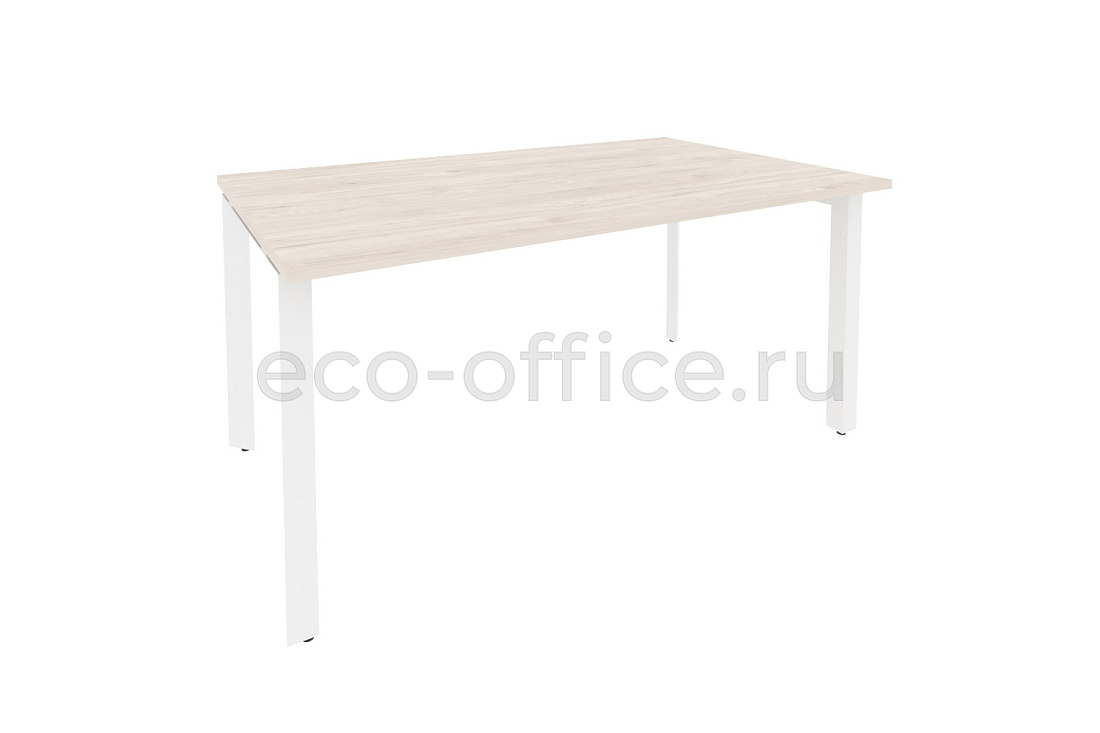Стол переговорный (1 столешница) ONIX O.MP-PRG-1.4 Денвер Светлый / Белый металл  купить в Ростове на Дону