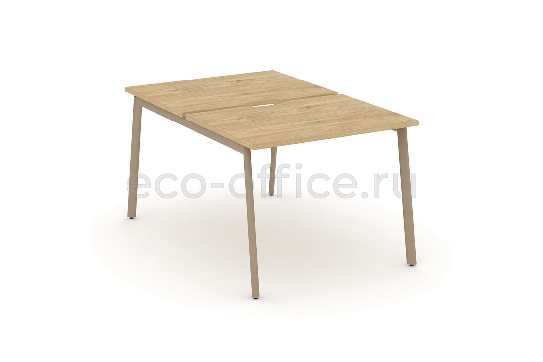 Рабочая станция на 2 места ESTETICA ES.D.RS-2.1-VP Тиквуд Светлый купить в Ростове на Дону